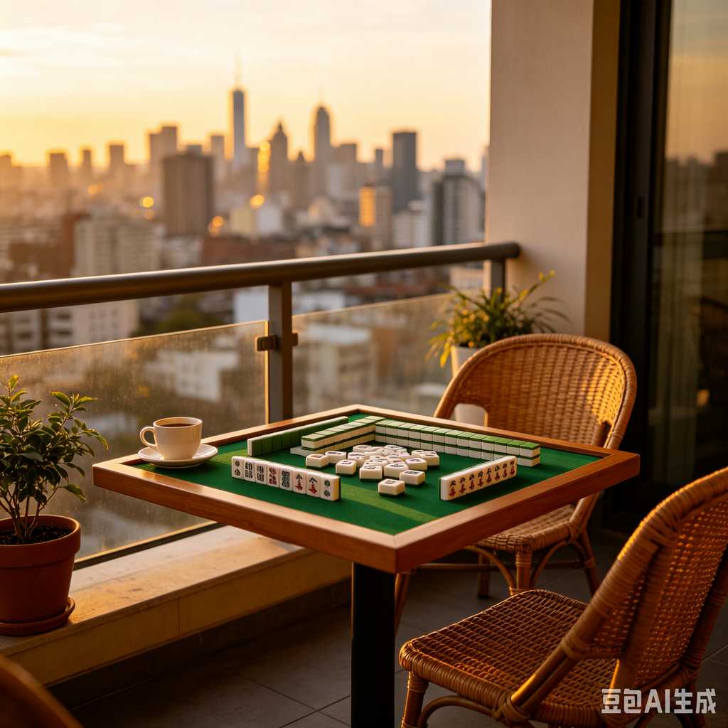 outdoor mahjong game set