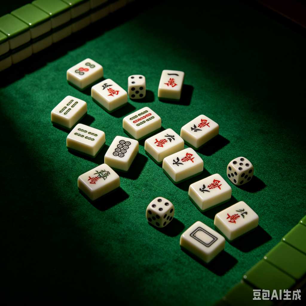 minimal text mahjong set